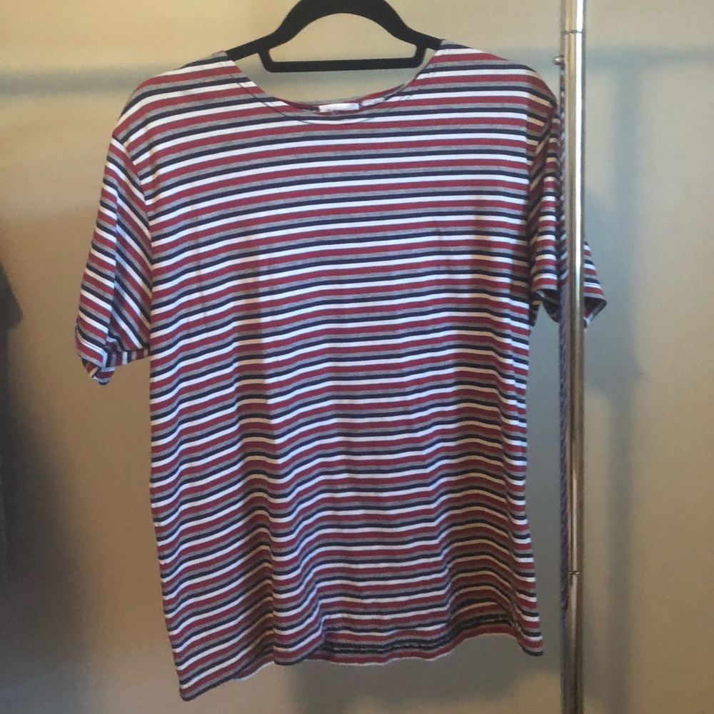 90s Style Striped Tee Shirt